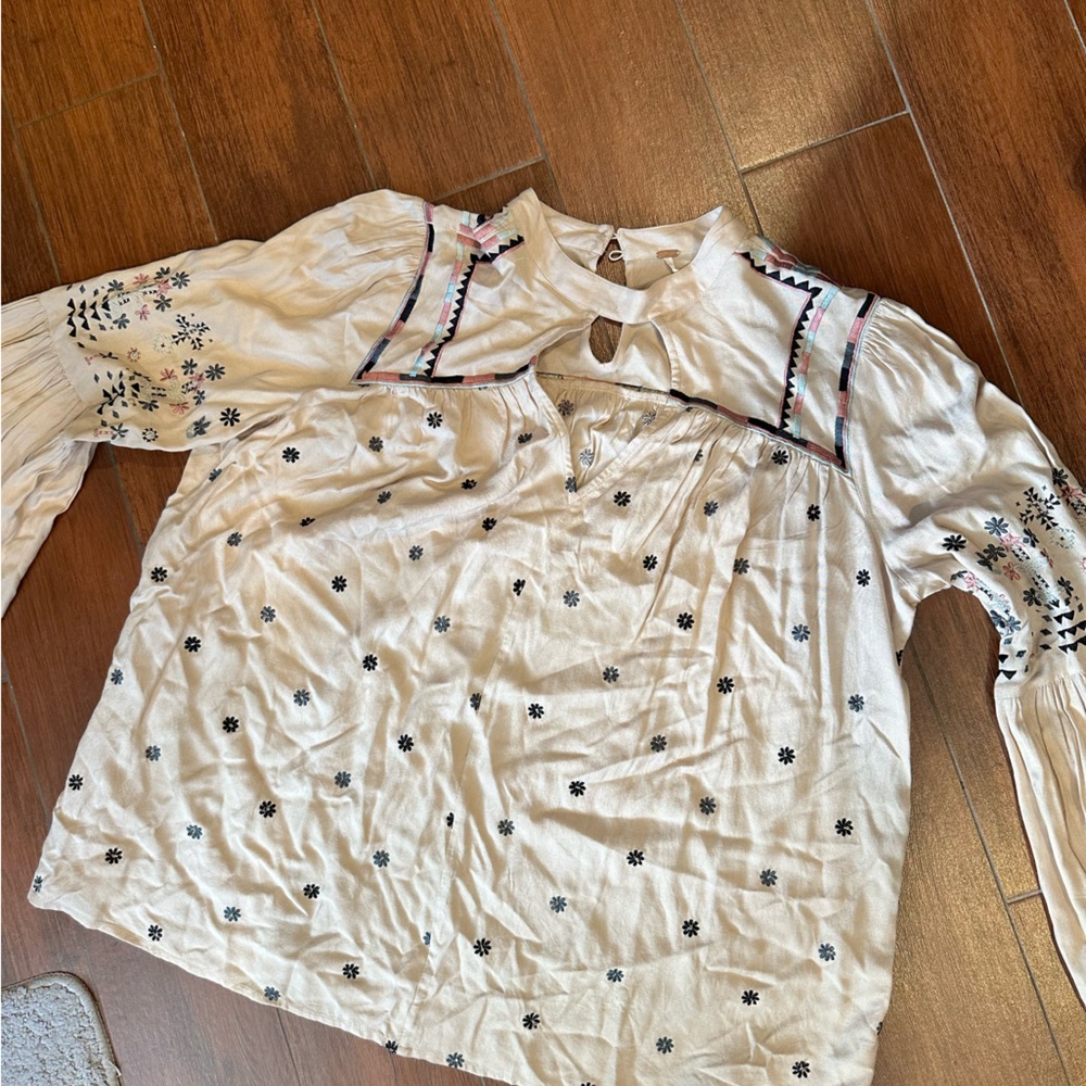 Large Free People Boho Blouse